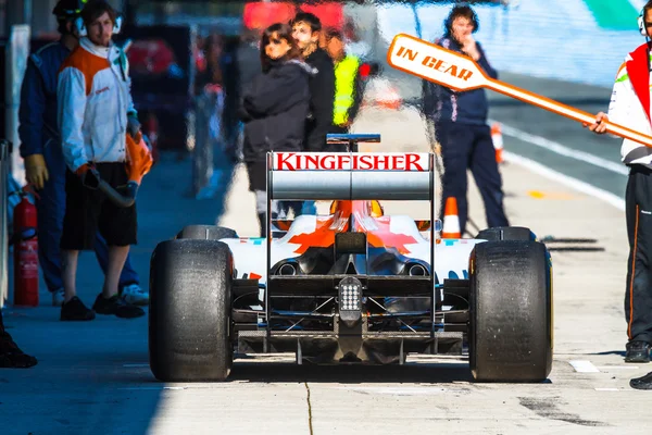 Team Force India F1, Nico H:lkenberg, 2012 — стоковое фото