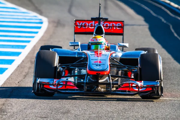 Tým mclaren f1, lewis hamilton, 2012 — Stock fotografie