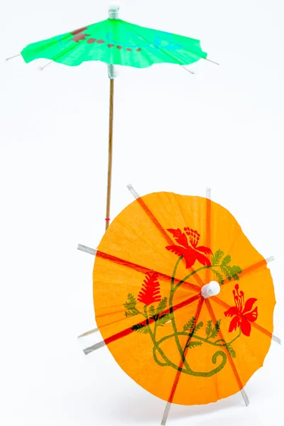 鸡尾酒伞 — 图库照片