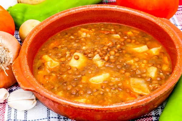 Mercimek çorbası — Stok fotoğraf