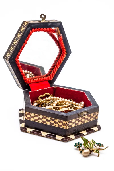 Caixa de jóias vintage — Fotografia de Stock