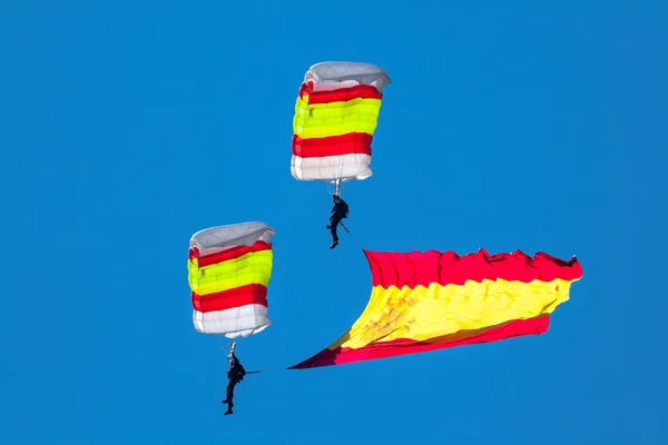 Parachutist of the PAPEA — Stock Photo, Image