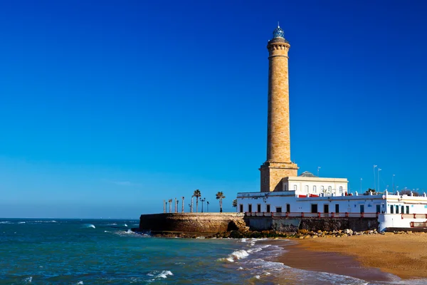 Lighthouse of Chipiona, Cadiz — Stock Photo, Image