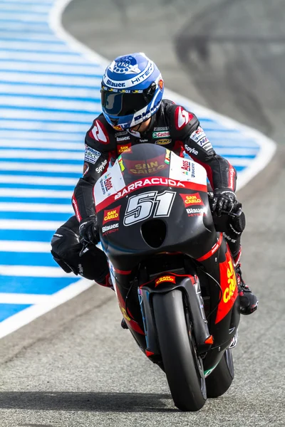 Мишель Пирро пилот MotoGP — стоковое фото