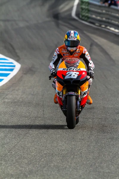 Dani Pedrosa piloto de MotoGP — Foto de Stock