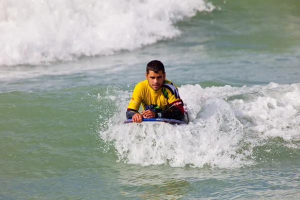 Bodyboader en el 2º Campeonato Impoxibol, 2011 — Foto de Stock