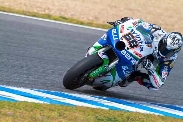 Yonny hernandez piloot van motogp — Stockfoto