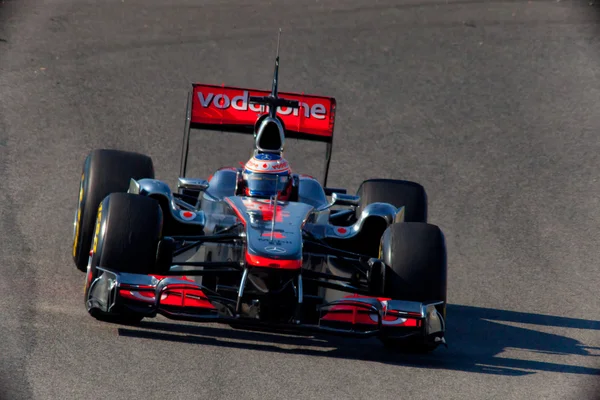 Tým mclaren f1, jenson button, 2011 — Stock fotografie