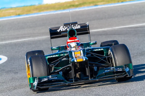 Team Catherham F1, Jarno Trulli, 2012 — Stockfoto