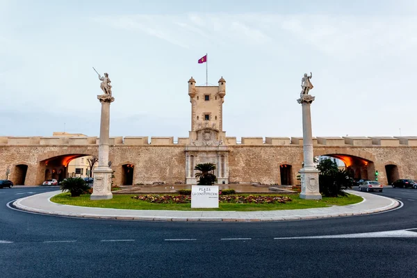 Cadiz, İspanya dünyanın kapıları — Stok fotoğraf