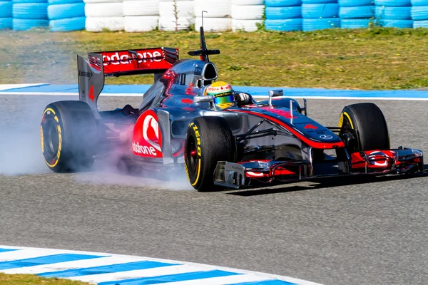 チーム マクラーレン f1、ルイス ・ ハミルトン、2012年 — ストック写真