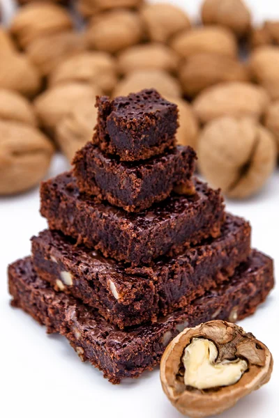 Viele Brownies — Stockfoto