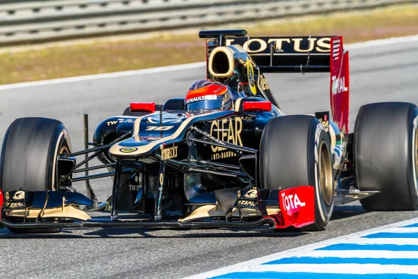 Team Lotus Renault F1, Romain Grosjean, 2012 — Stock Photo, Image