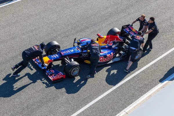 Tim Red Bull F1, Sebastian Vettel, 2012 — Stok Foto