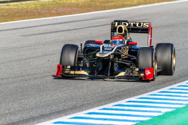 Team lotus f1 renault, romain grosjean, 2012