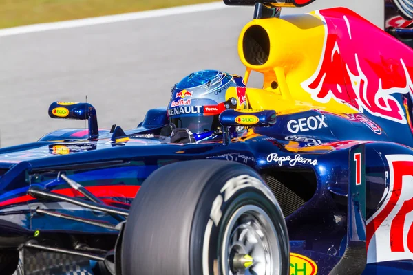 Zespół red bull f1, sebastian vettel, 2012 — Zdjęcie stockowe