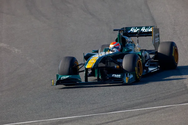 Команда Lotus F1, Ярно Трулли, 2011 — стоковое фото