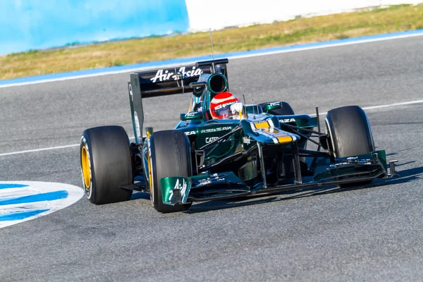 Team Catherham F1, Jarno Trulli, 2012 — Stockfoto