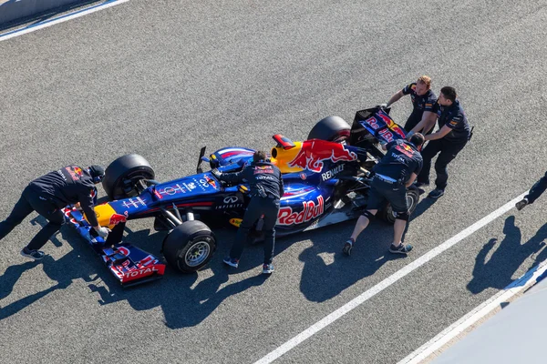 Equipe Red Bull F1, Sebastian Vettel, 2012 — Fotografia de Stock