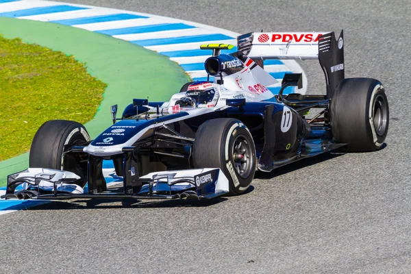 Wiliams f1 team, valtteri bottas, 2013 — Zdjęcie stockowe