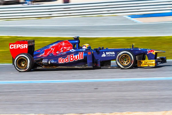 Scuderia Toro Rosso, Jean-Eric Vergne, 2013 — Fotografia de Stock