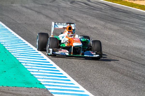 Team Force India F1, Jules Bianchi, 2013 — Stok fotoğraf