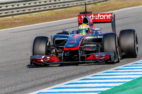 Zespół mclaren f1, lewis hamilton, 2012 — Zdjęcie stockowe