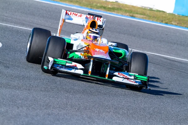 Team Force India F1, Nico Hülkenberg, 2012 — Zdjęcie stockowe