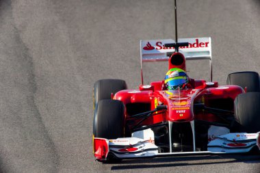 Team Ferrari F1, Felipe Massa, 2011 clipart