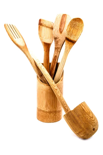 Wooden Kitchen utensils — Stock Photo, Image