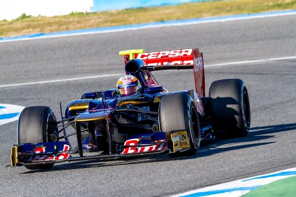 Команди Toro Rosso F1, Жан Eric Вернь, 2012 — стокове фото