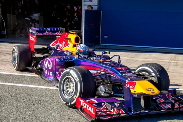 Equipo Red Bull F1, Sebastian Vettel, 2013 — Foto de Stock