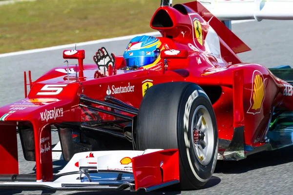 Scuderia Ferrari F1, Fernando Alonso, 2012 — Fotografia de Stock