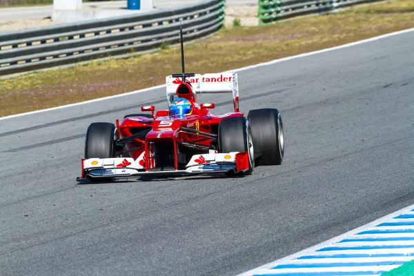 Scuderia Ferrari F1, Fernando Alonso, 2012 — Zdjęcie stockowe