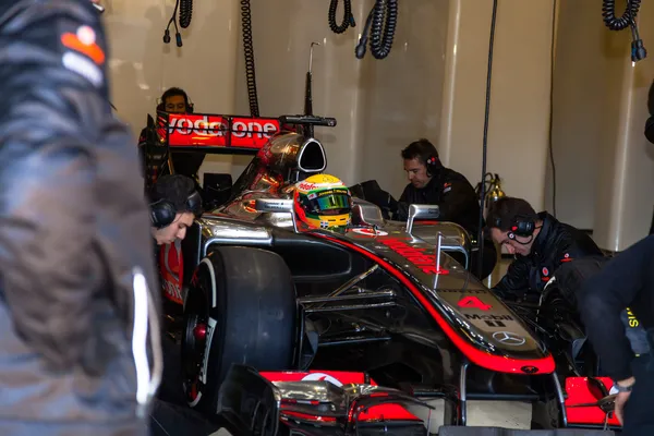 Takım mclaren f1, lewis hamilton, 2012 — Stok fotoğraf