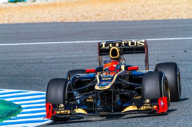 Team lotus f1 renault, romain grosjean, 2012