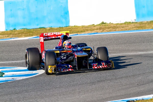 Takım toro rosso f1, jean eric vergne, 2012 — Stok fotoğraf