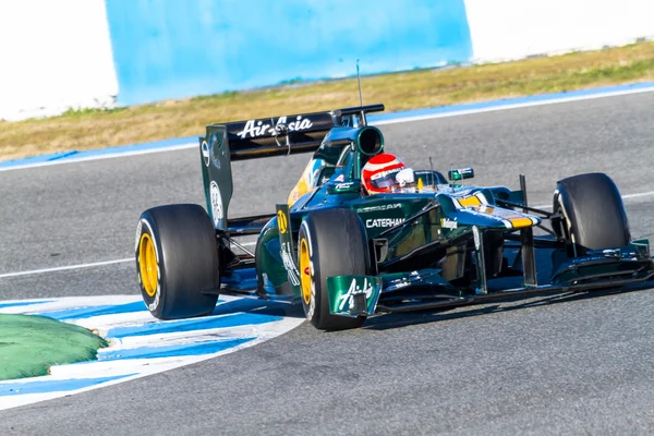 Team Catherham F1, Jarno Trulli, 2012 — Stock Photo, Image