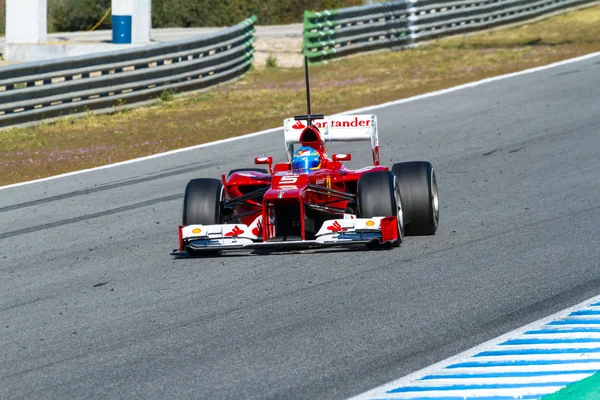 Scuderia Ferrari F1, Fernando Alonso, 2012 — Zdjęcie stockowe