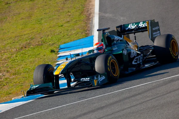 Команда Lotus F1, Ярно Труллі, 2011 — стокове фото