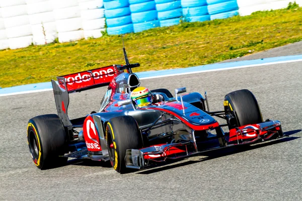 Team Mclaren F1, Lewis Hamilton, 2012 — Stockfoto