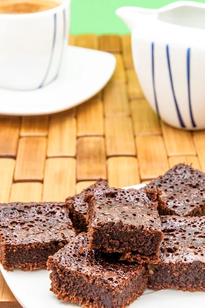 Viele Brownies — Stockfoto