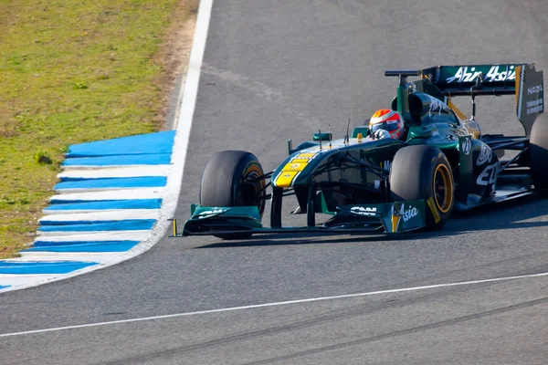 F1 Team lotus, jarno trulli, 2011 — Zdjęcie stockowe