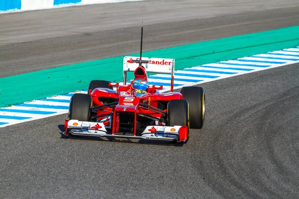 Scuderia Ferrari F1, Fernando Alonso, 2012 — Stock Photo, Image