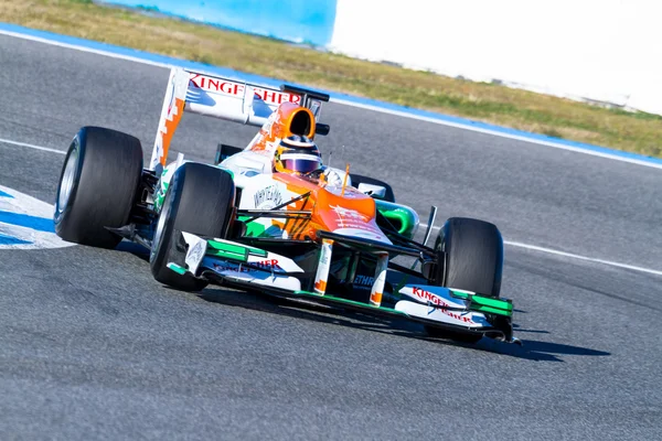Team Force India F1, Nico Hülkenberg, 2012 — Zdjęcie stockowe
