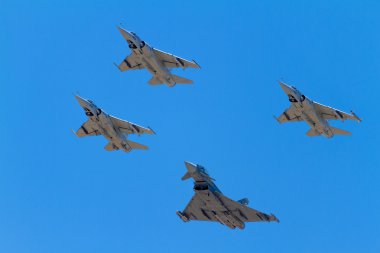 uçak eurofighter ve mirage f-1