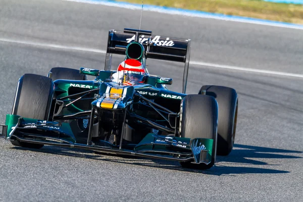 Team Catherham F1, Jarno Trulli, 2012 — Stockfoto