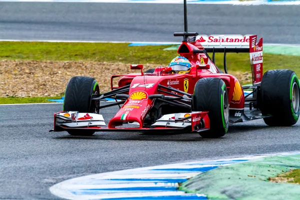 チーム スクーデリア ・ フェラーリ f1 フェルナンド ・ アロンソ、2014年 — ストック写真
