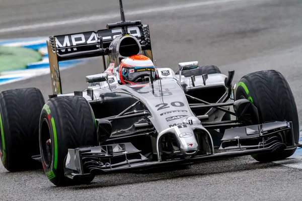 Tým mclaren f1, kevin magnussen, 2014 — Stock fotografie