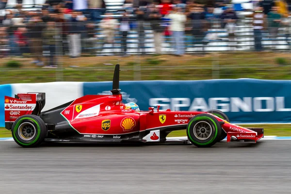 チーム スクーデリア ・ フェラーリ f1 フェルナンド ・ アロンソ、2014年 — ストック写真